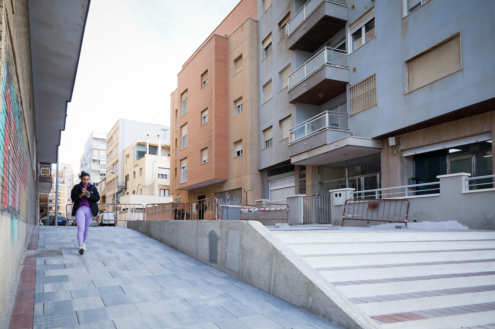 Imágenes de las calles en obras