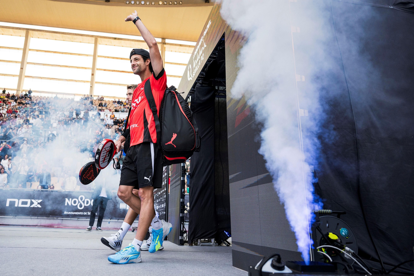 Las mejores fotos de los cuartos de final del pádel en el Estadio de la Cartuja
