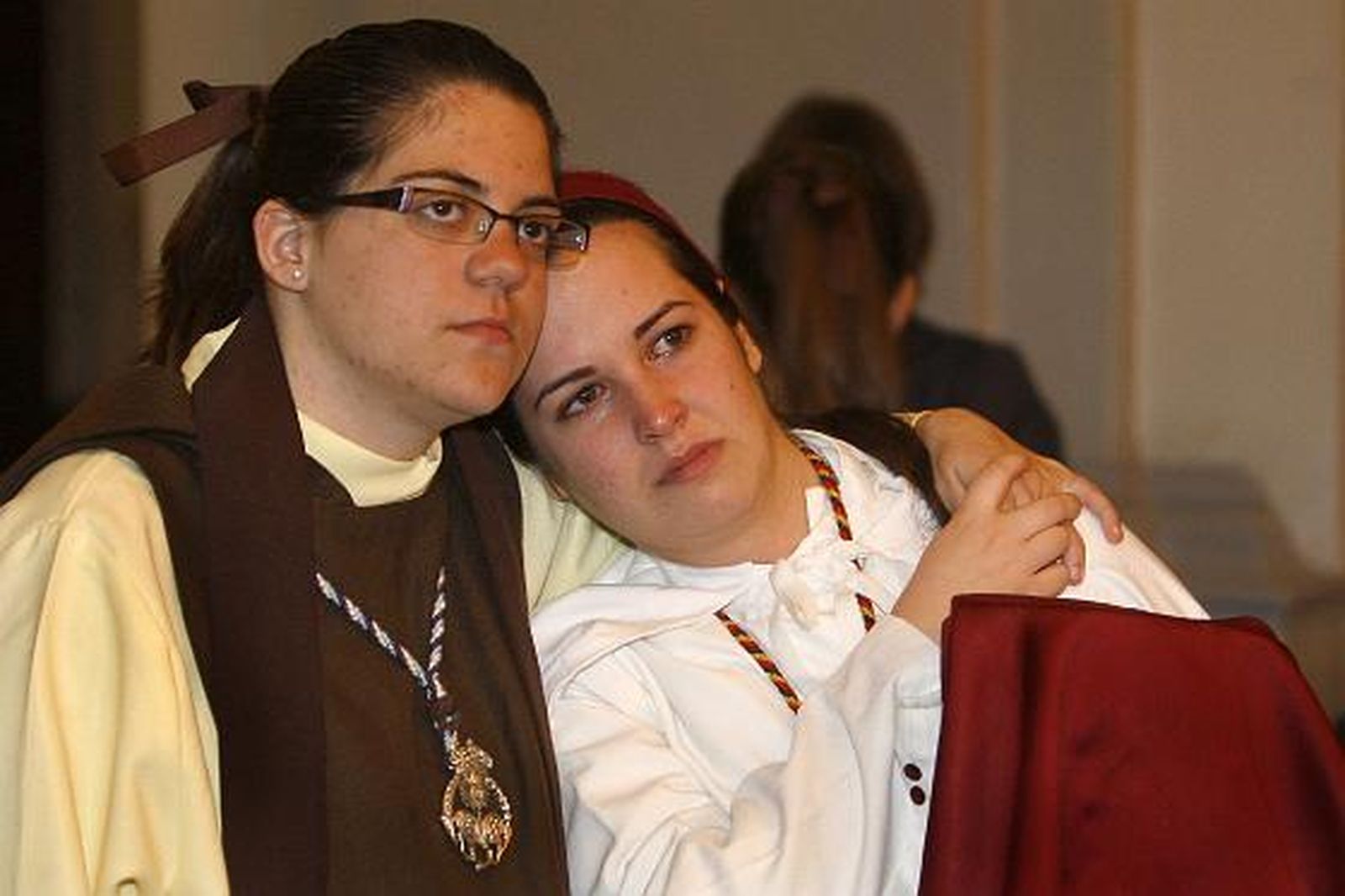 La hermandad del Prendimiento, otra de las afectadas por las lluvias en este Lunes Santo.

Foto: Jose Braza