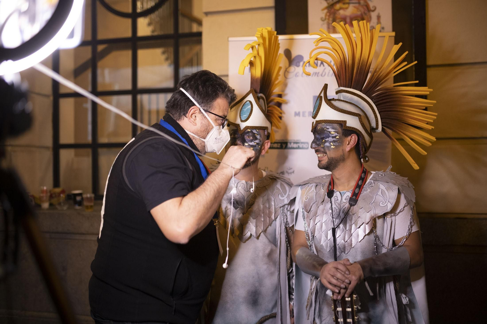 Imágenes del ambiente en el cuarto día del concurso de agrupaciones del Carnaval Colombino