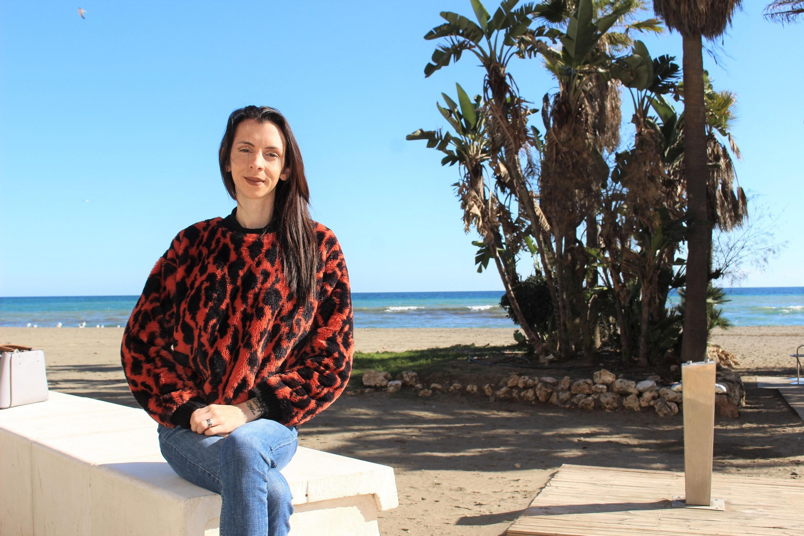 La esteponera Ana Hellen Mena.