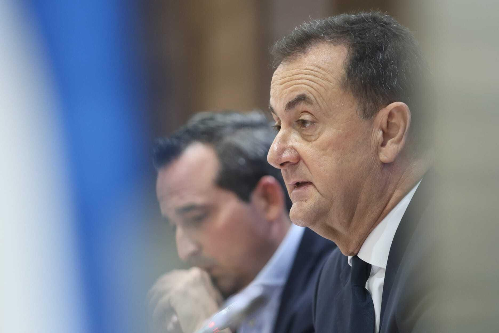La rueda de prensa de José María Muñoz y Kike Pérez, en fotos