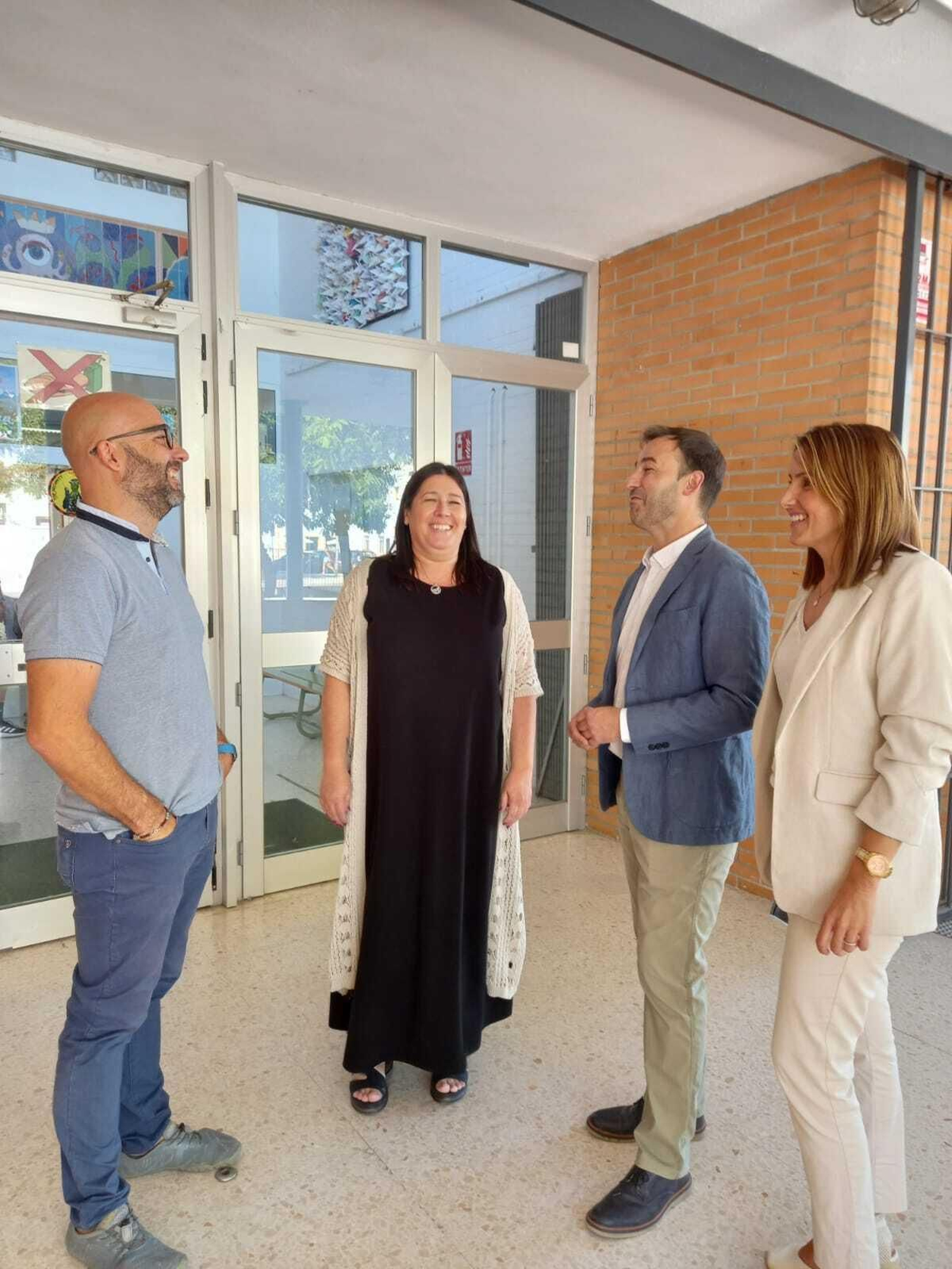 Visita a las obras del IES Galeón de Isla Cristina.
