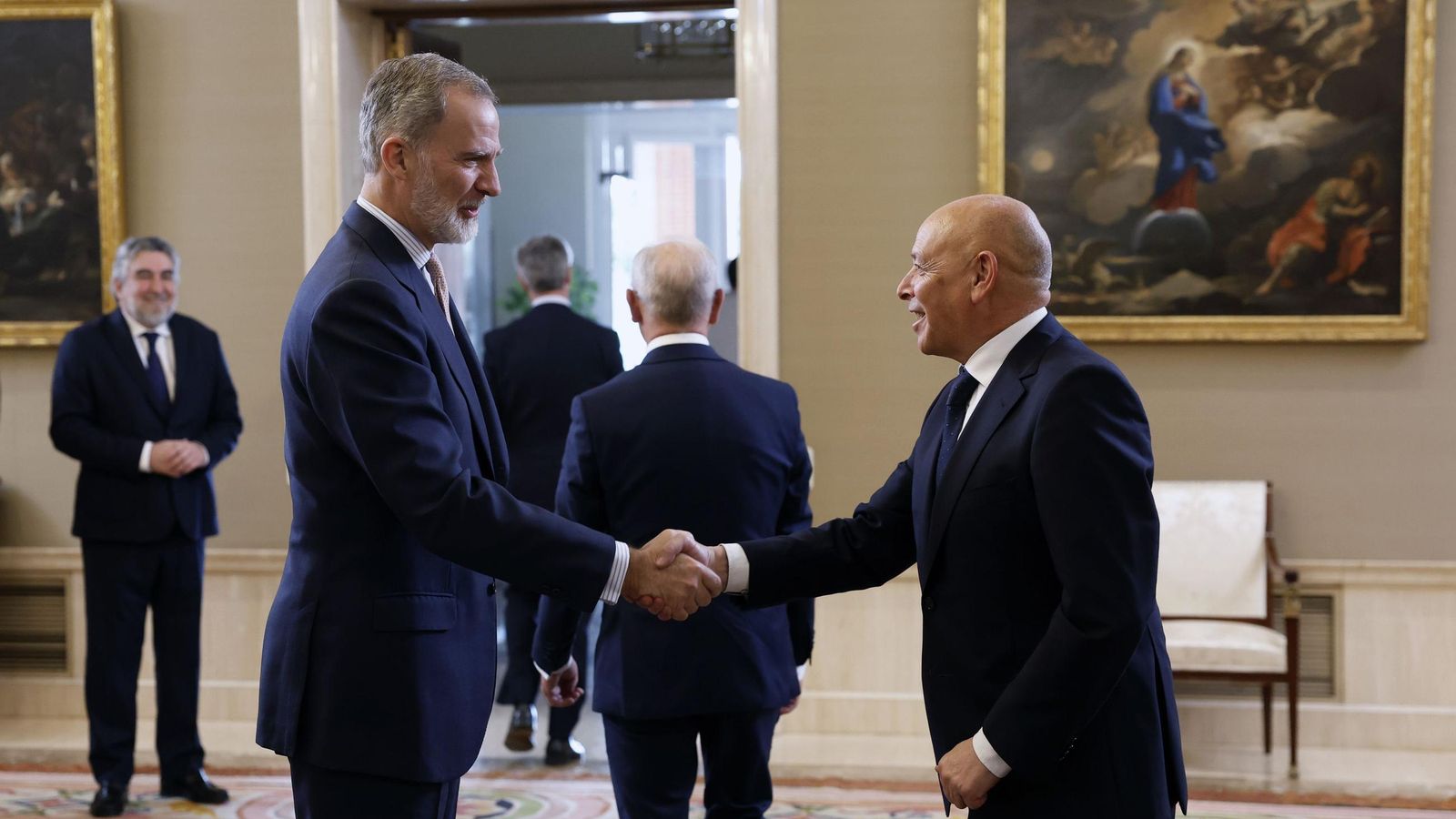 La recepción del Rey Felipe VI al Unicaja, en fotos