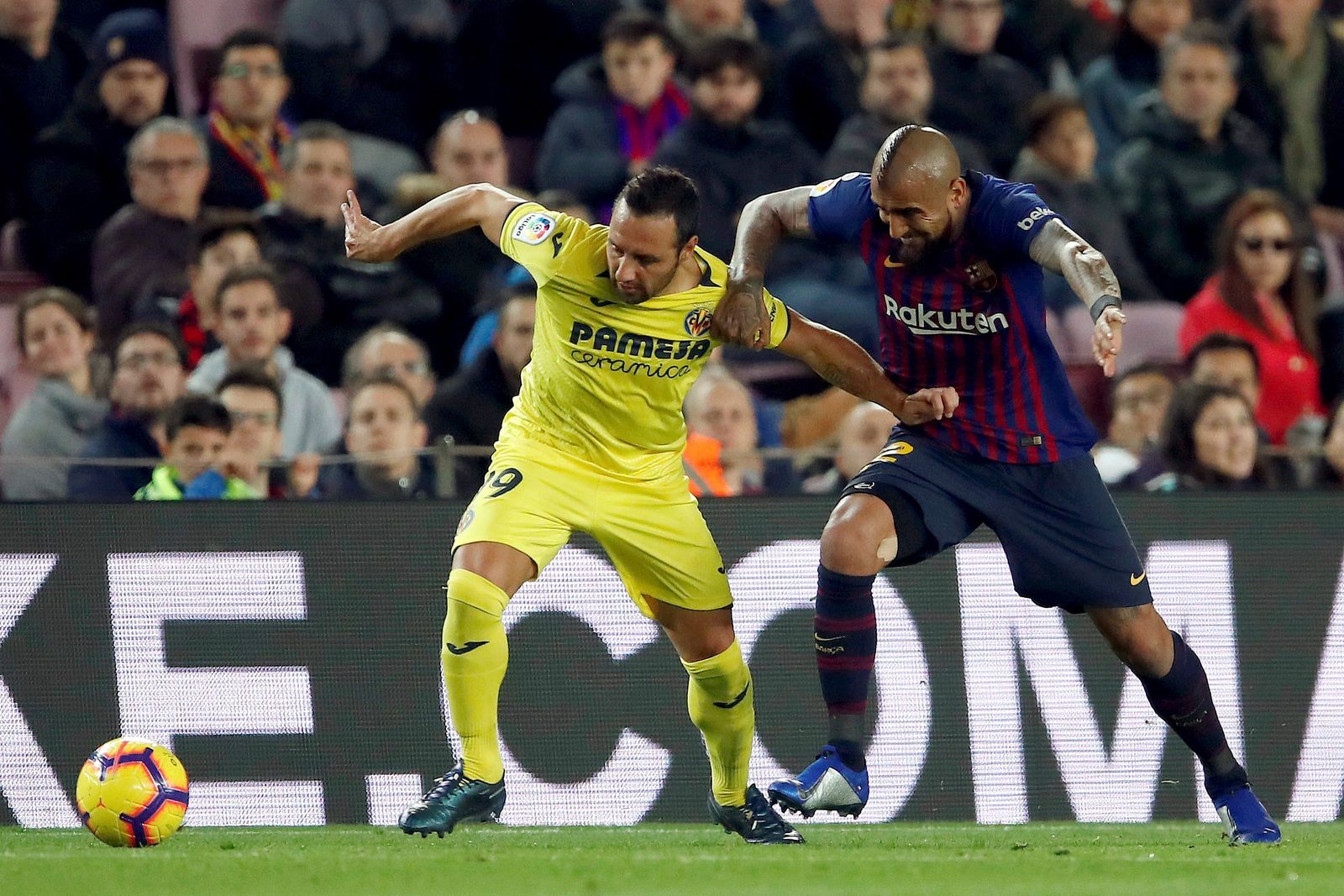 Las imágenes del Barcelona-Villarreal