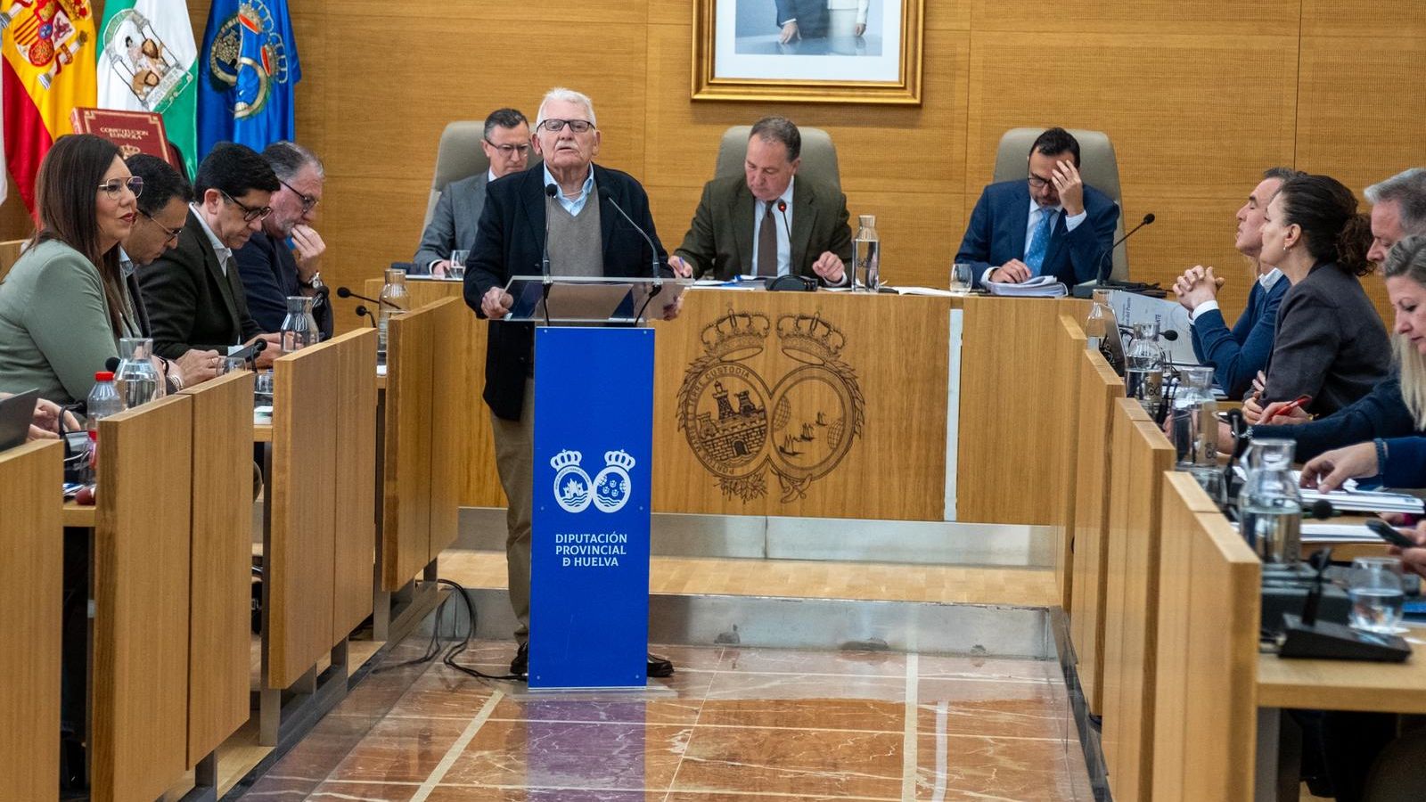 Lectura de la declaración institucional para el premio de fotografía María Clauss.