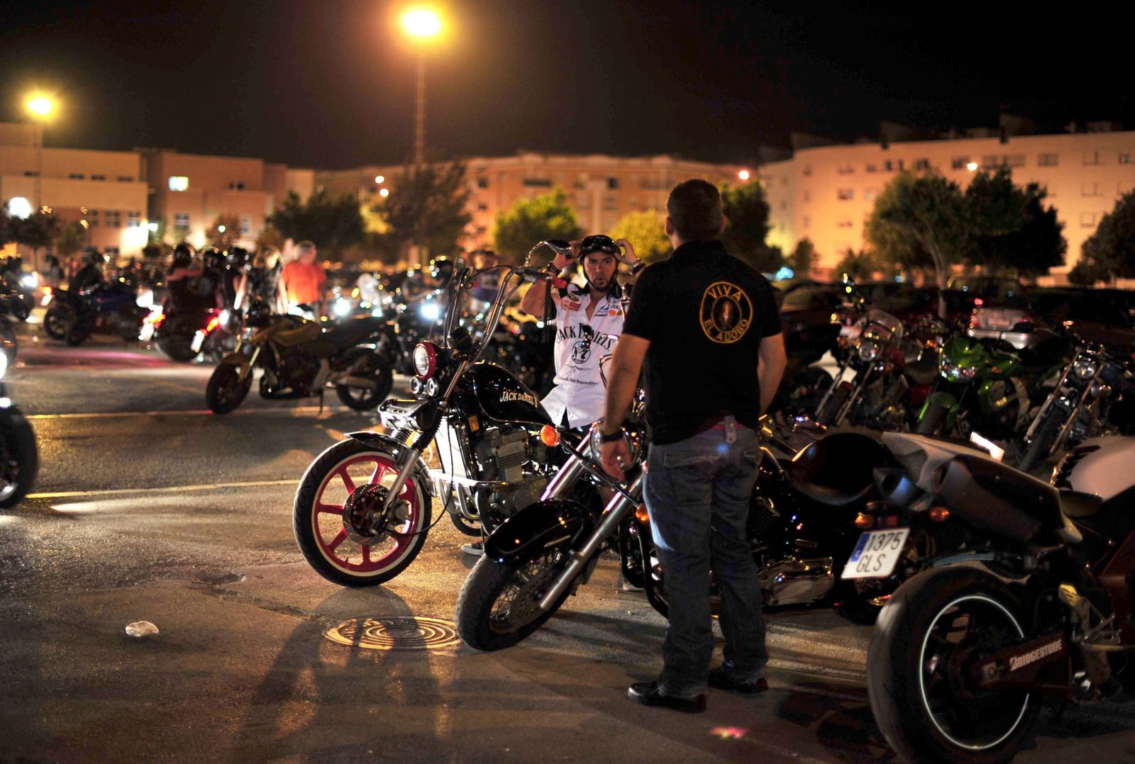 Concentración motera en La Magdalena, en una imagen de archivo.