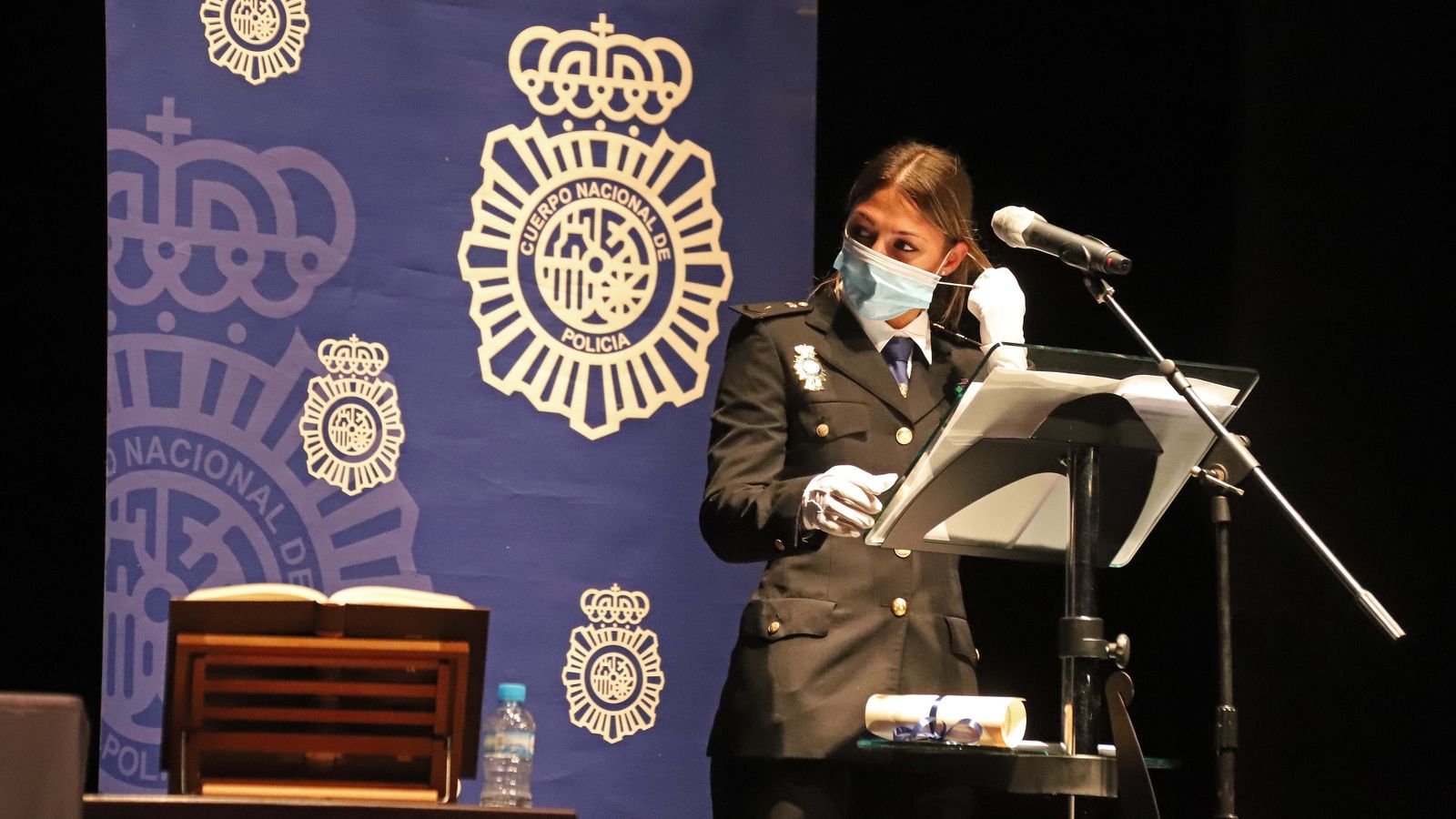 Acto de jura de cargo de la XXXIV promoción de Policía Nacional en La Línea