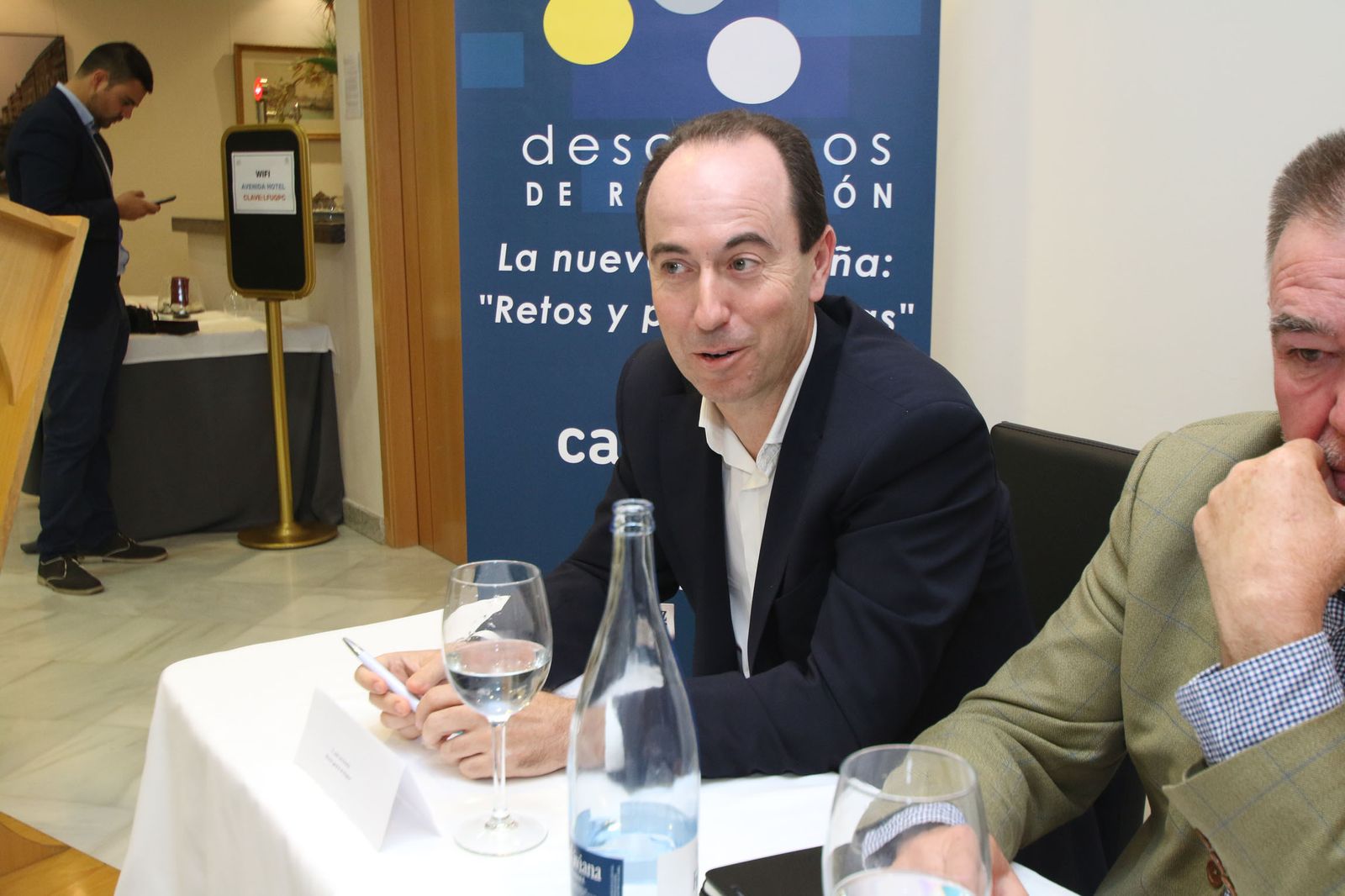 José Luis Estrella, director general de Hispatec, el pasado mes de noviembre en un foro de Grupo Joly en Almería.