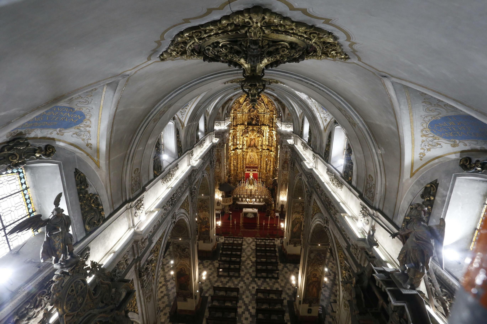 La restauración del coro alto de la parroquia de la Magdalena