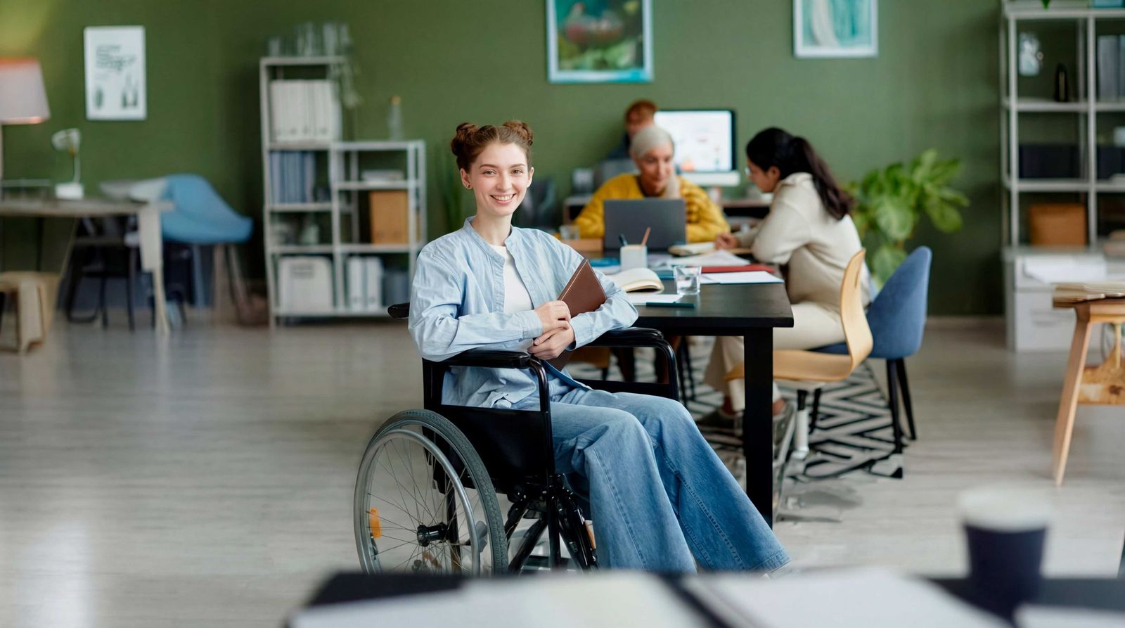 Estudiante con discapacidad.