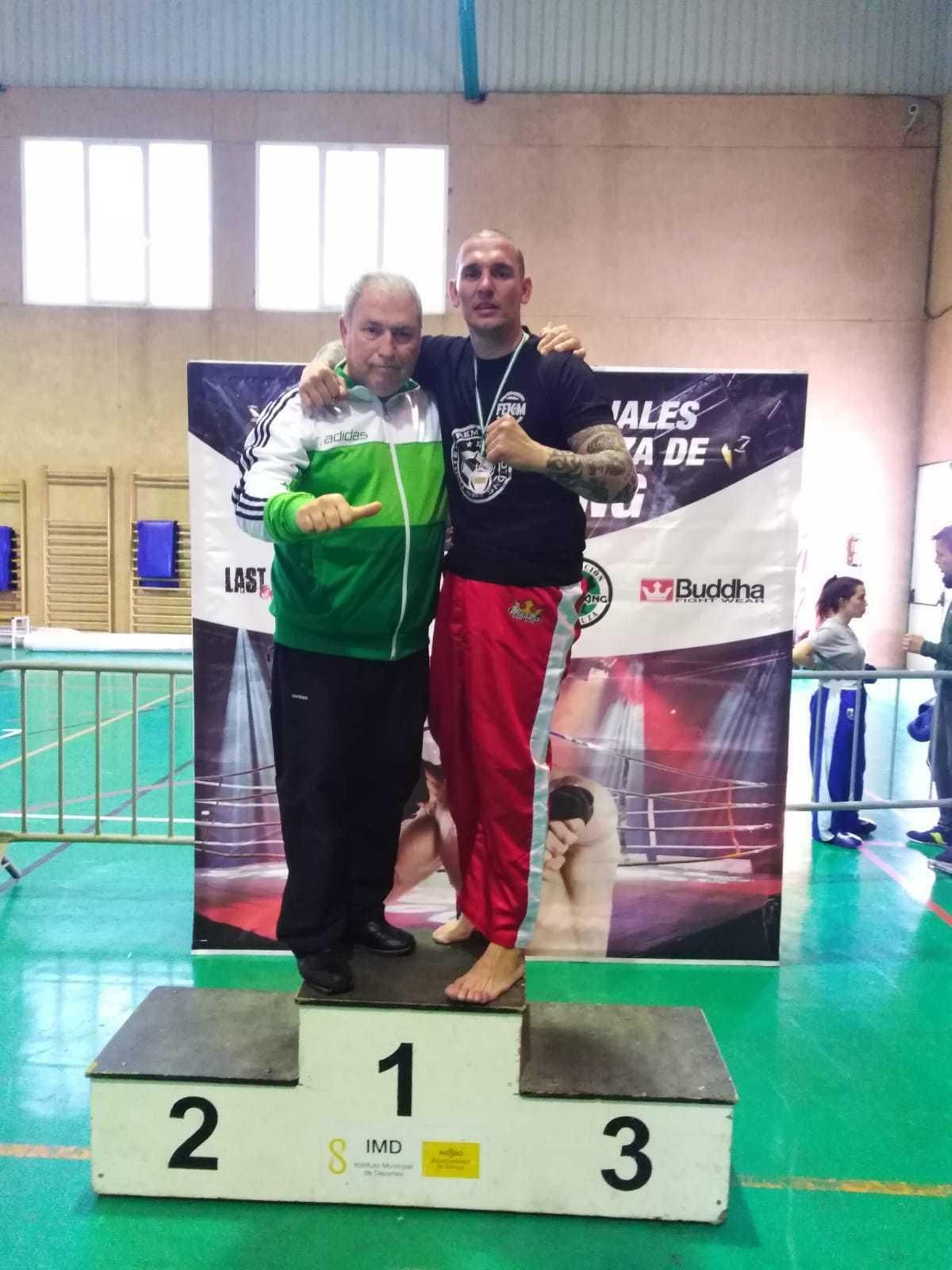 Luis Carlos Barrera Toledano, en el podio.