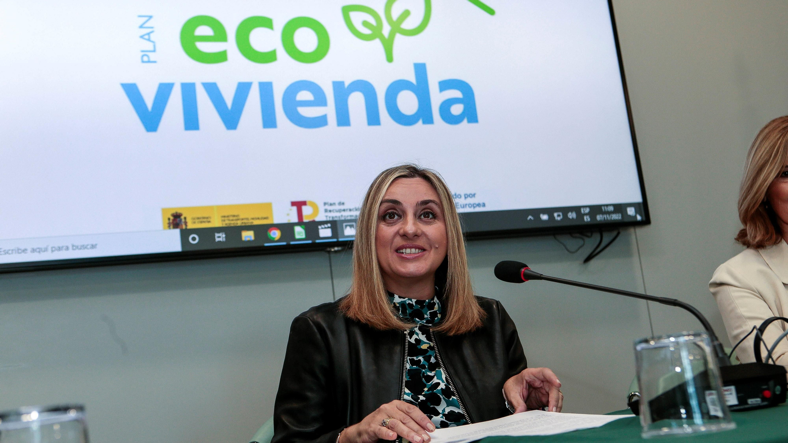 La consejera de Fomento, Marifrán Carazo, en la presentación del Plan Ecovivienda. La consejera de Fomento, Marifrán Carazo, en la presentación del Plan Ecovivienda.