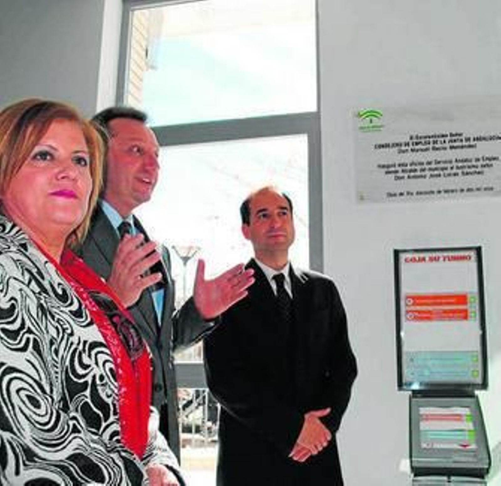 Paqui Pérez Laborda, Manuel Recio y Antonio José Lucas.