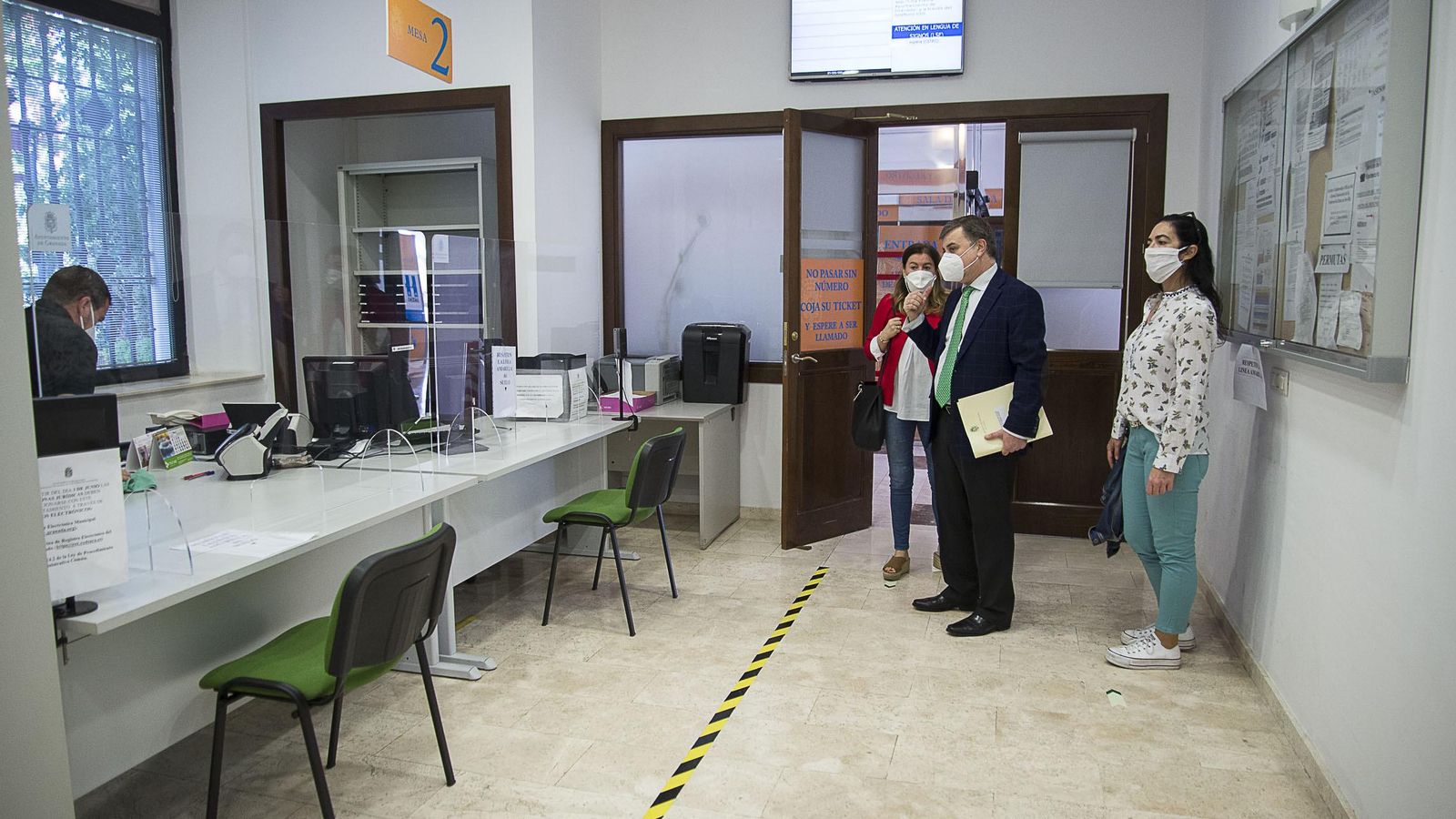 Preparación de oficinas municipales