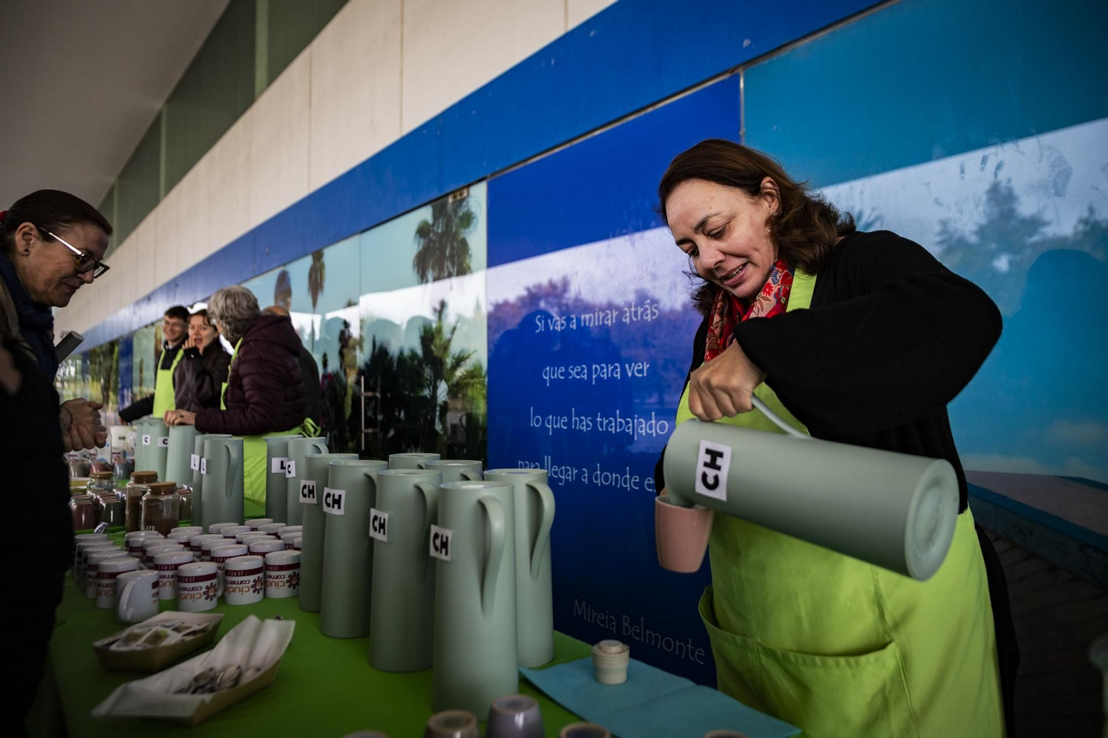 Inauguración del mural del Voluntariado en Jerez