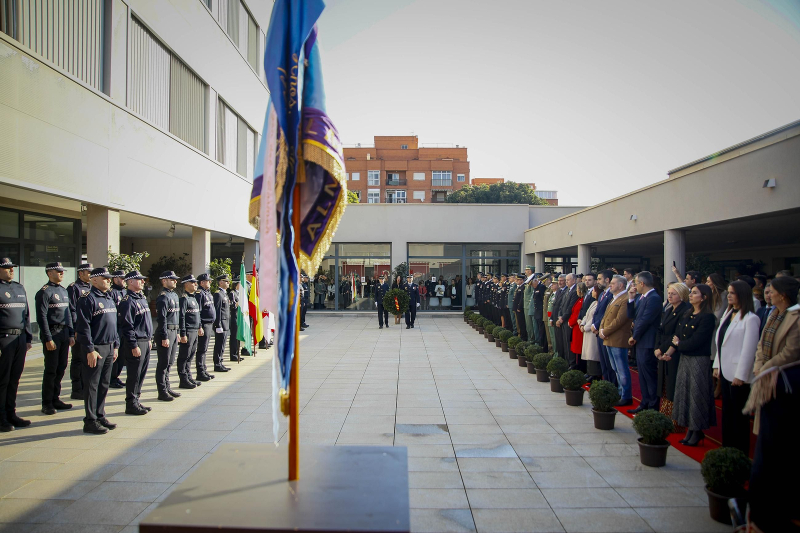 Las imágenes del acto institucional de la Policía Local de Almería con motivo de la festividad de su patrón, San Esteban