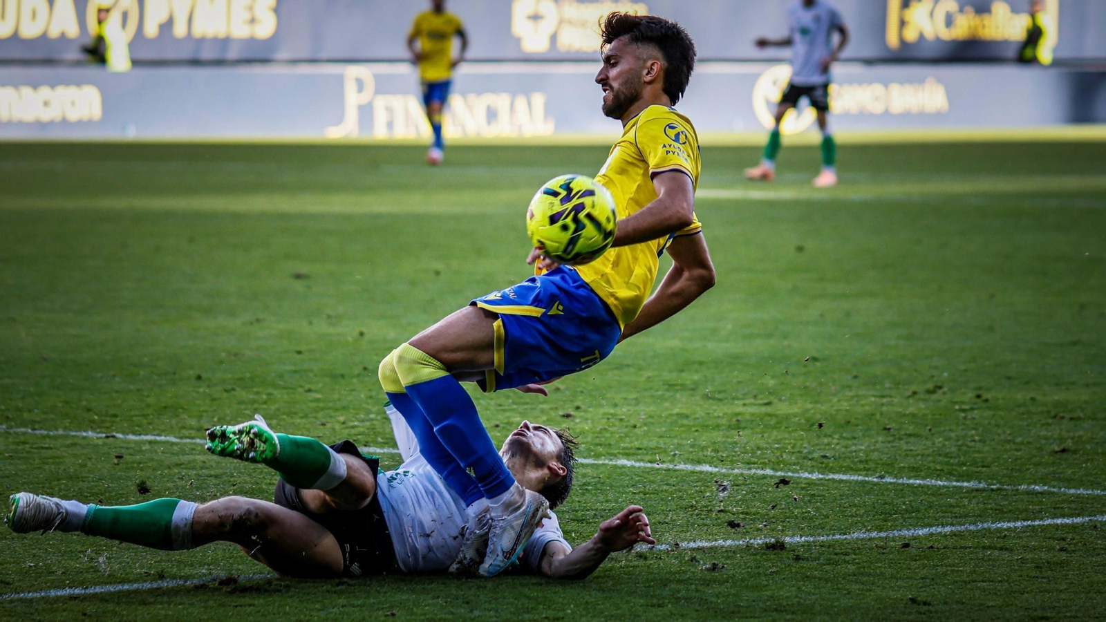 Climent durante el partido contra el Racing.