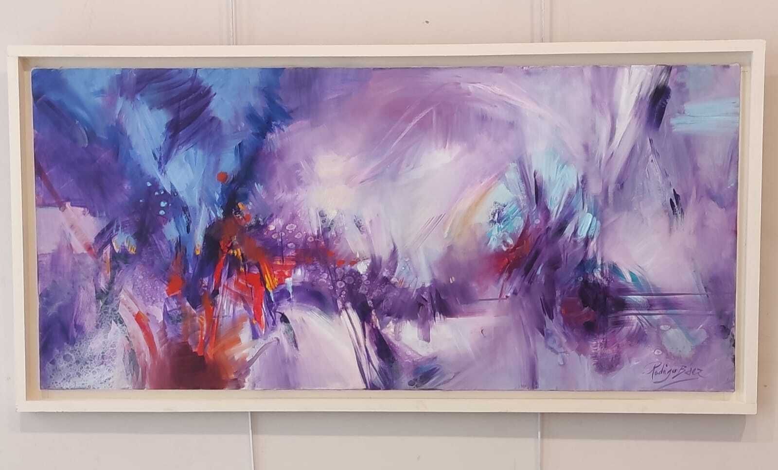 Una de las obras de Rodrigo Báez expuesta en Espacio Abierto.