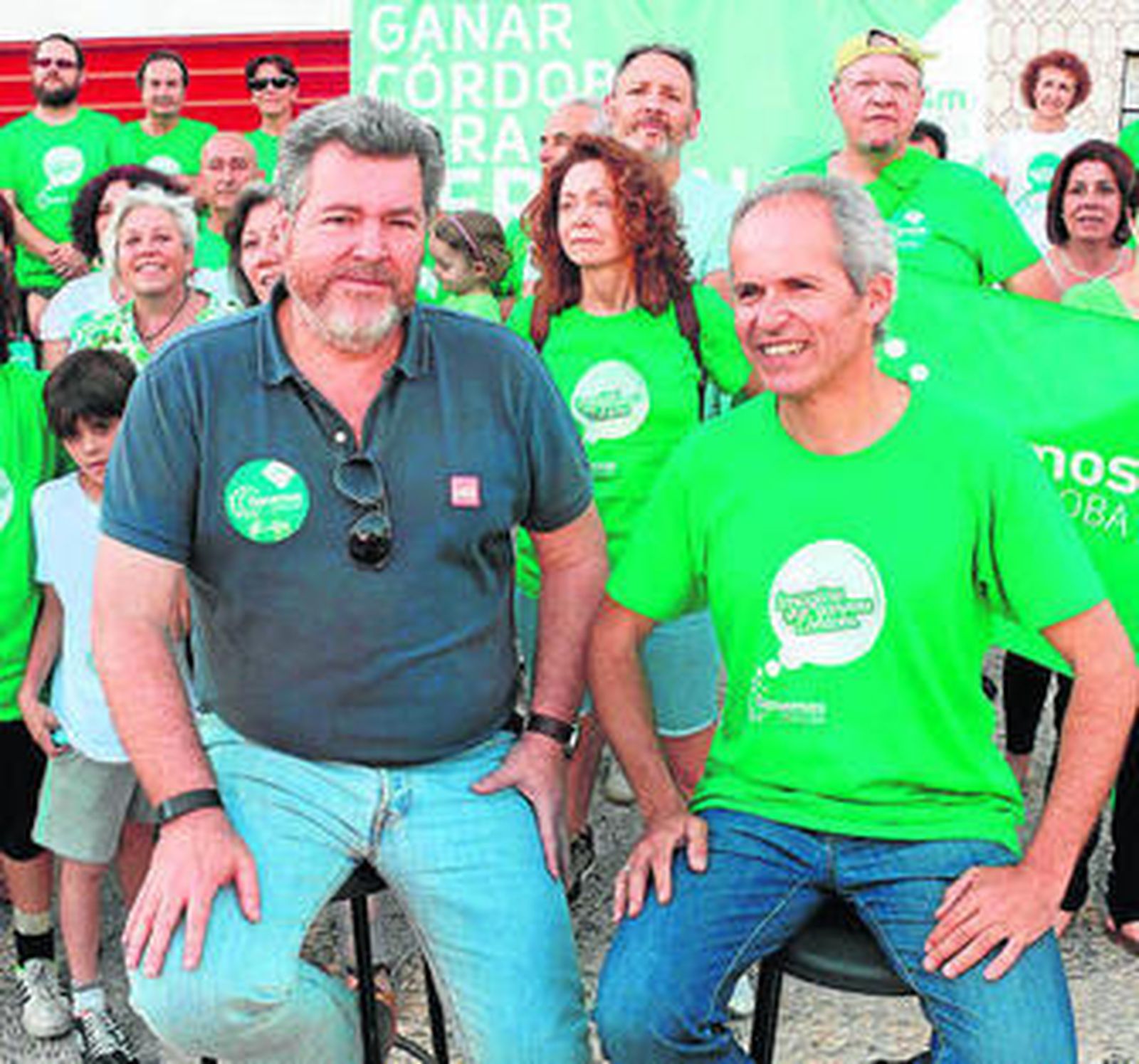 López de Uralde y Rafael Blázquez, ayer.