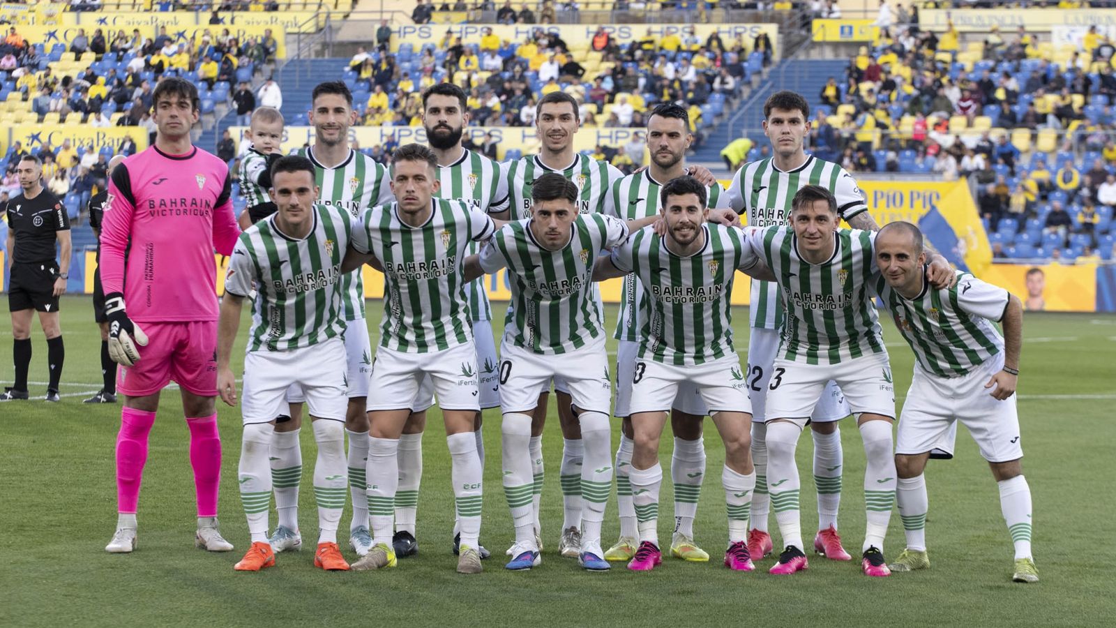 El once inicial que presentó el Córdoba CF en su partido ante Las Palmas.