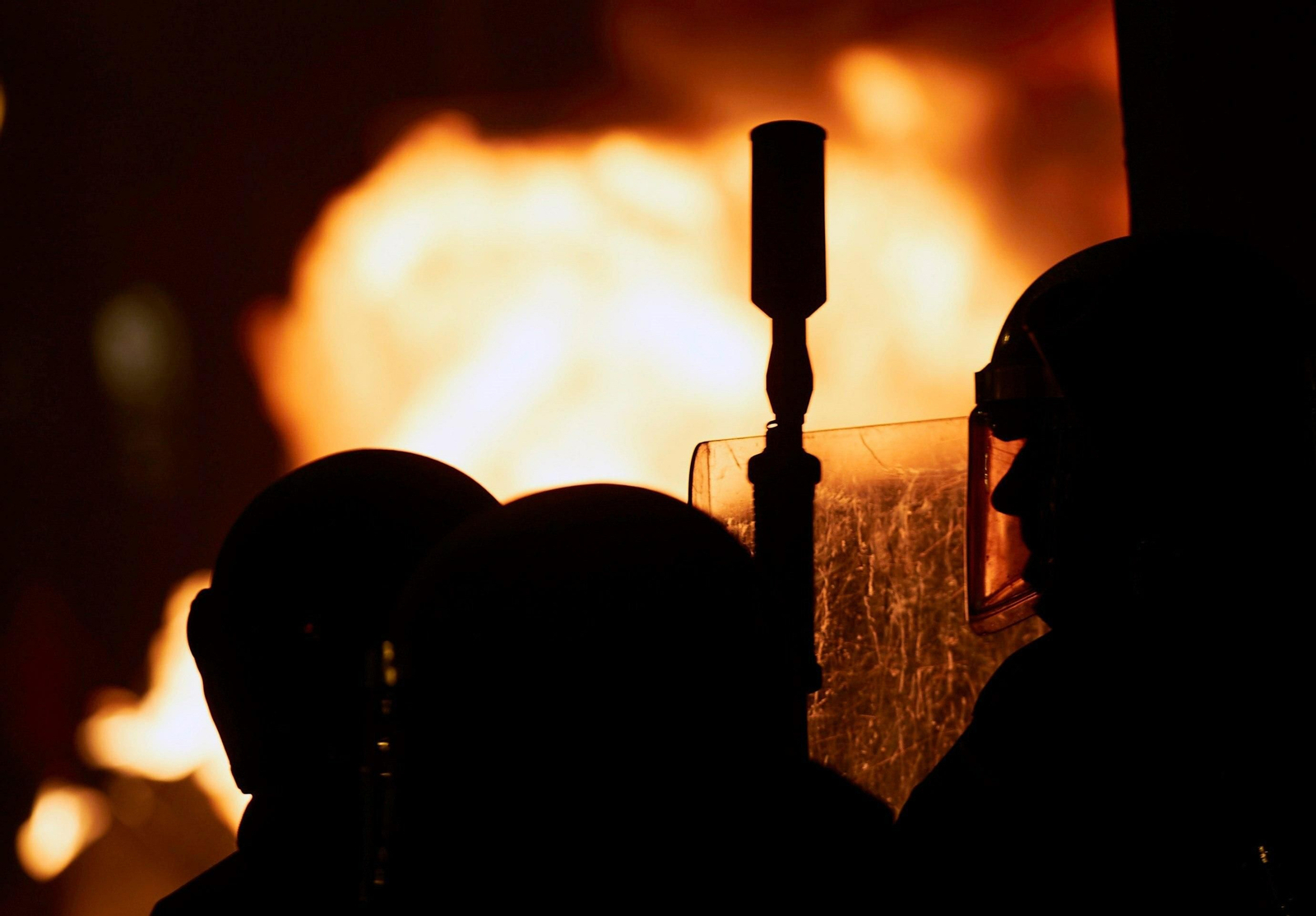 Las imágenes de la quinta jornada de disturbios en Cataluña