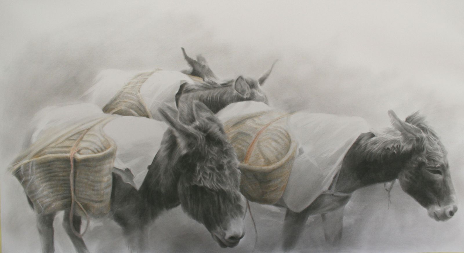 Una de las obras que Manolo Cano expone en la Galería Benot.