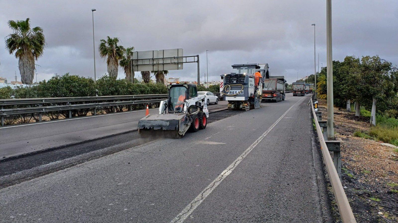 Obras de mejora en la H-30.