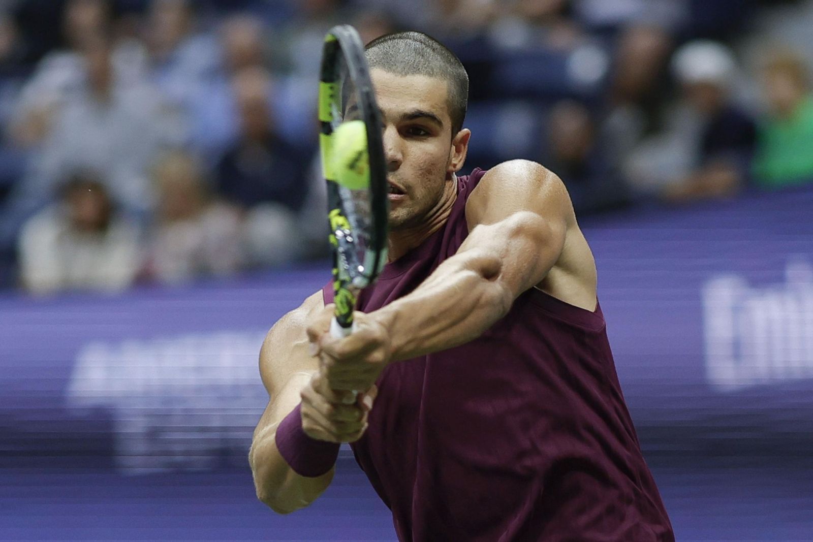 Las fotos del demoledor Alcaraz en la segunda ronda del US Open