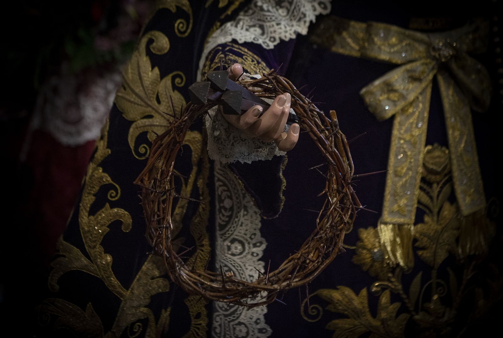 Viernes Santo en pandemia: La Soledad de San Buenaventura, en imágenes