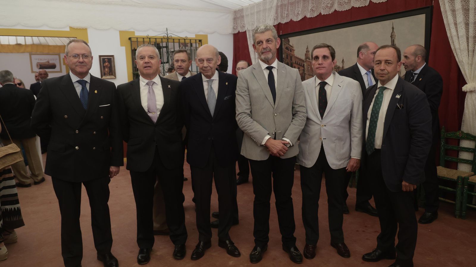 Andrés Garrido, Jaime Mena, Emilio Boja, José Medina, Pedro Lissén y Manuel Sáinz.
