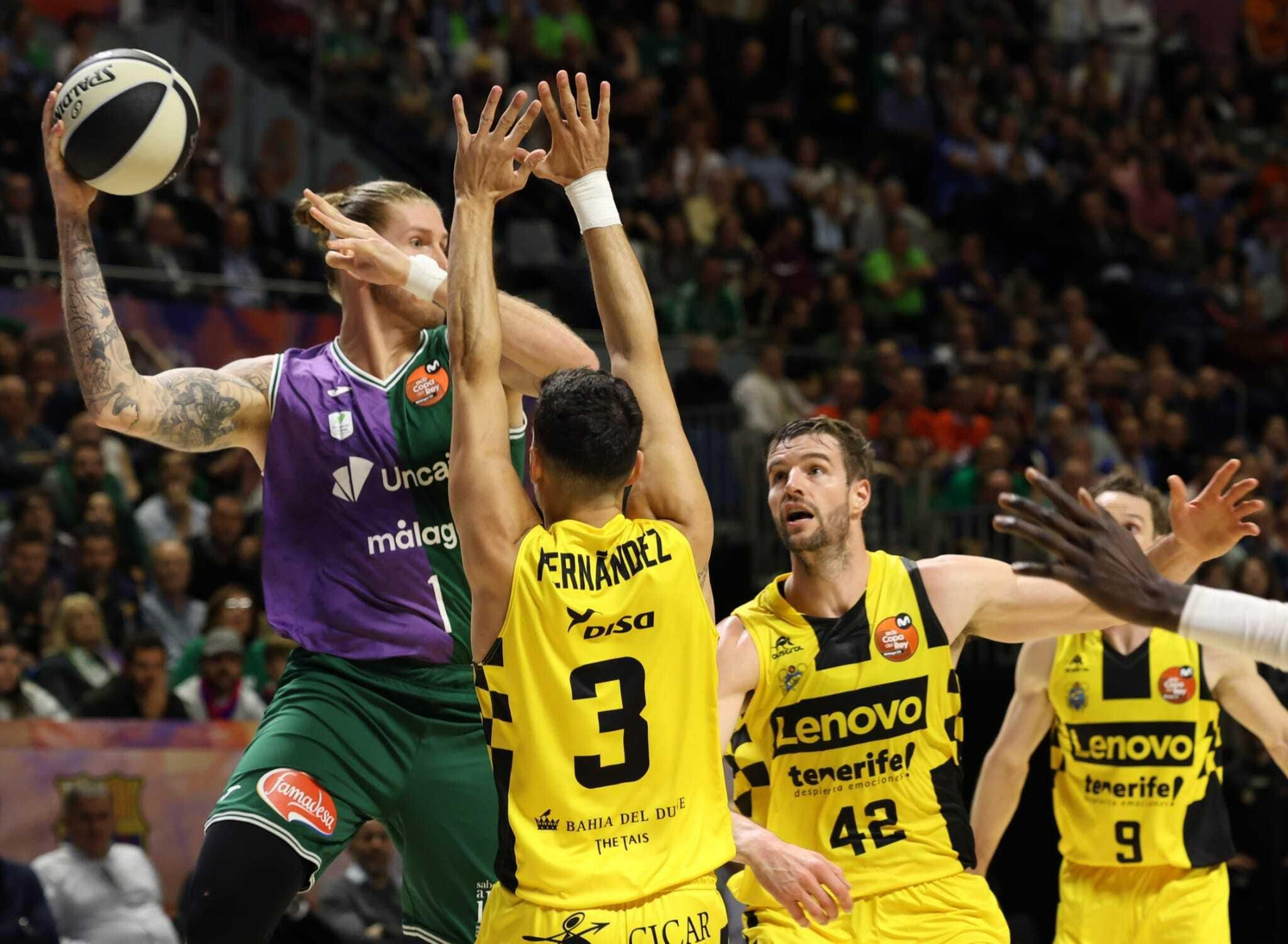 Fotos del Unicaja - Lenovo Tenerife, Copa del Rey
