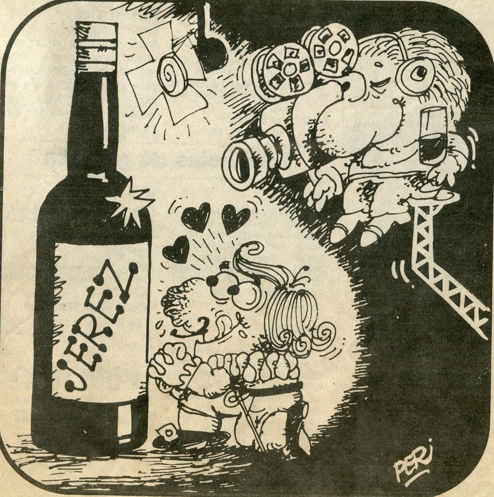 Dibujo de Pedro Carabante publicado en Diario de Jerez.