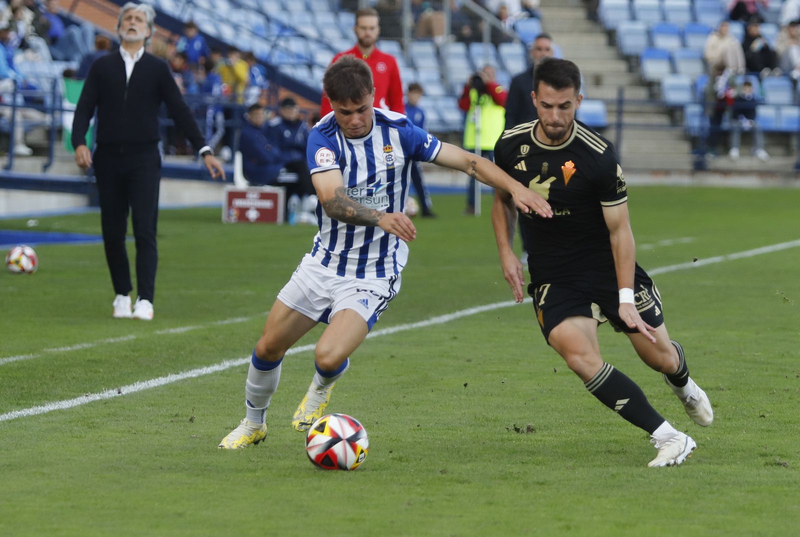 Imágenes del encuentro entre el Recreativo de Huelva y el Real Murcia