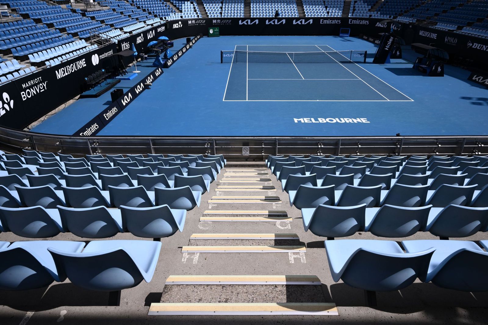 Las fotos de Alcaraz y del resto de cuartos de final de Australia