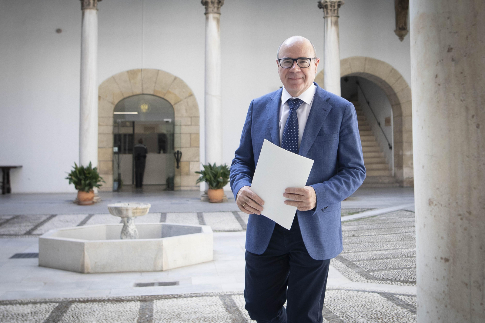 Pedro Mercado, en el Hospital Real.