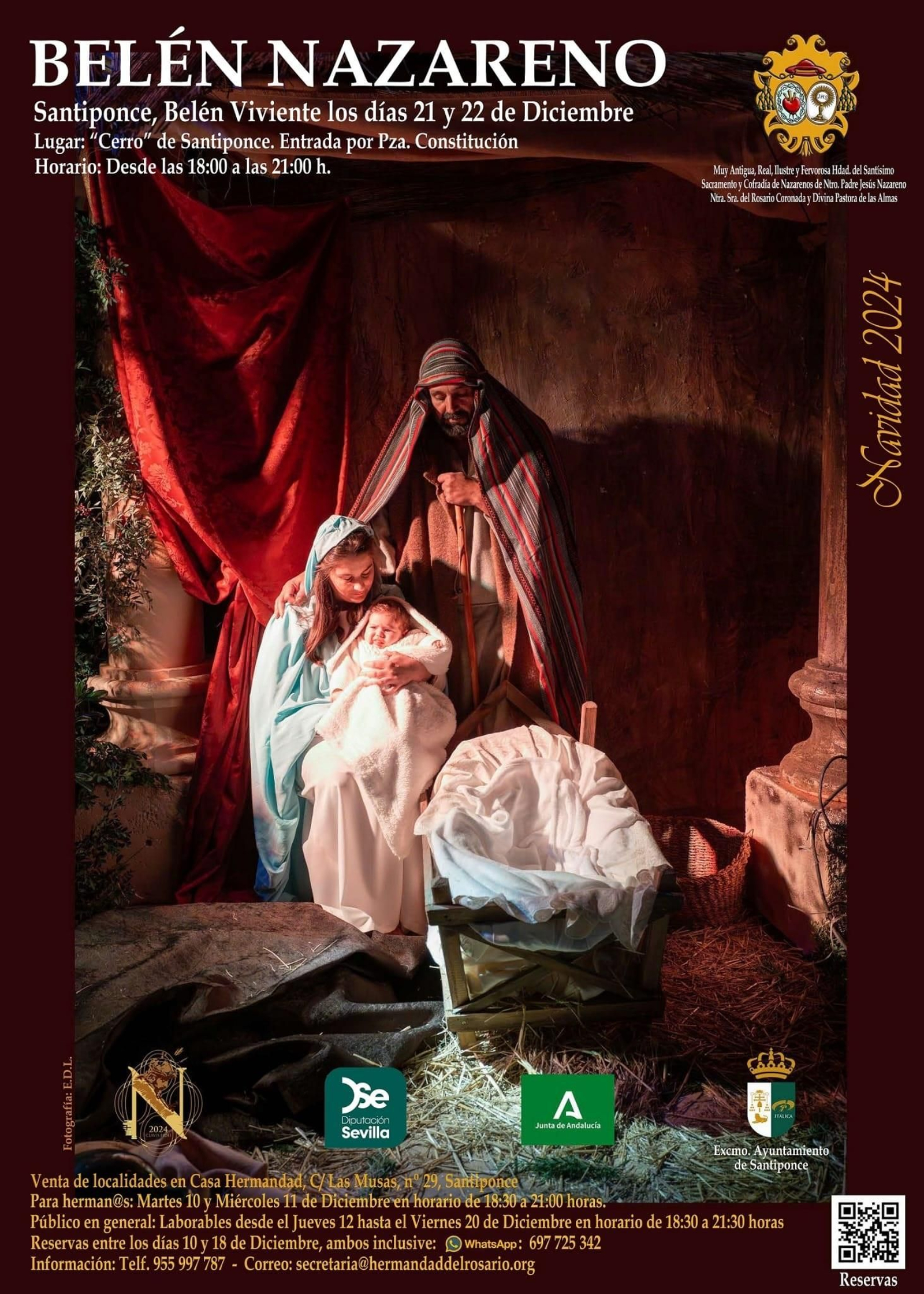 Cartel del Belén Nazareno de la edición 2024