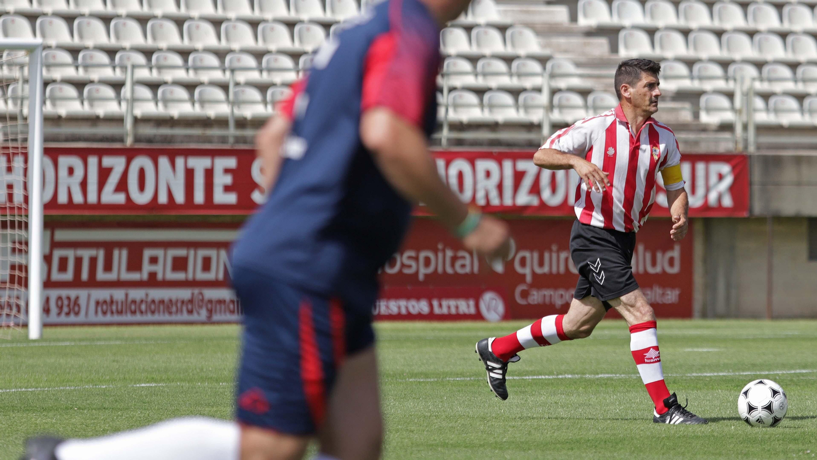 Fotos del triangular de homenaje a Fernando Gallego de los Veteranos del Algeciras CF