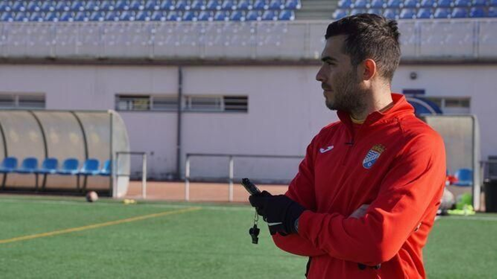 Felipe Franco, en un entrenamiento del Xerez Deportivo, el pasado mes de febrero Felipe Franco, en un entrenamiento del Xerez Deportivo, el pasado mes de febrero