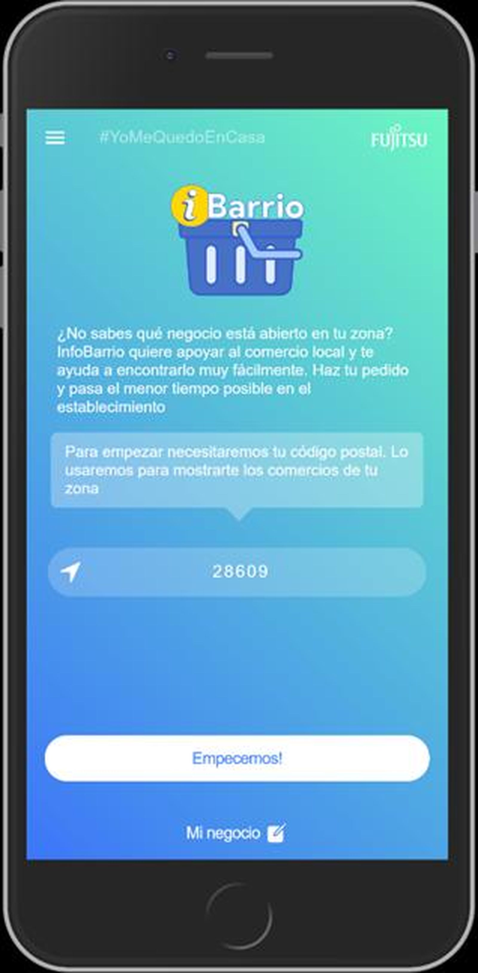 La app iBarrio también especifica aquellas tiendas que ofrecen servicio a domicilio.