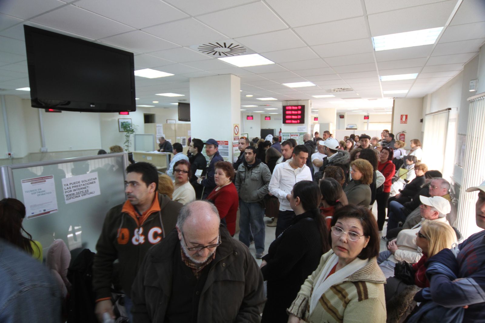 El paro registrado supone un aumento de 1.257 parados con respecto al último mes de 2018.