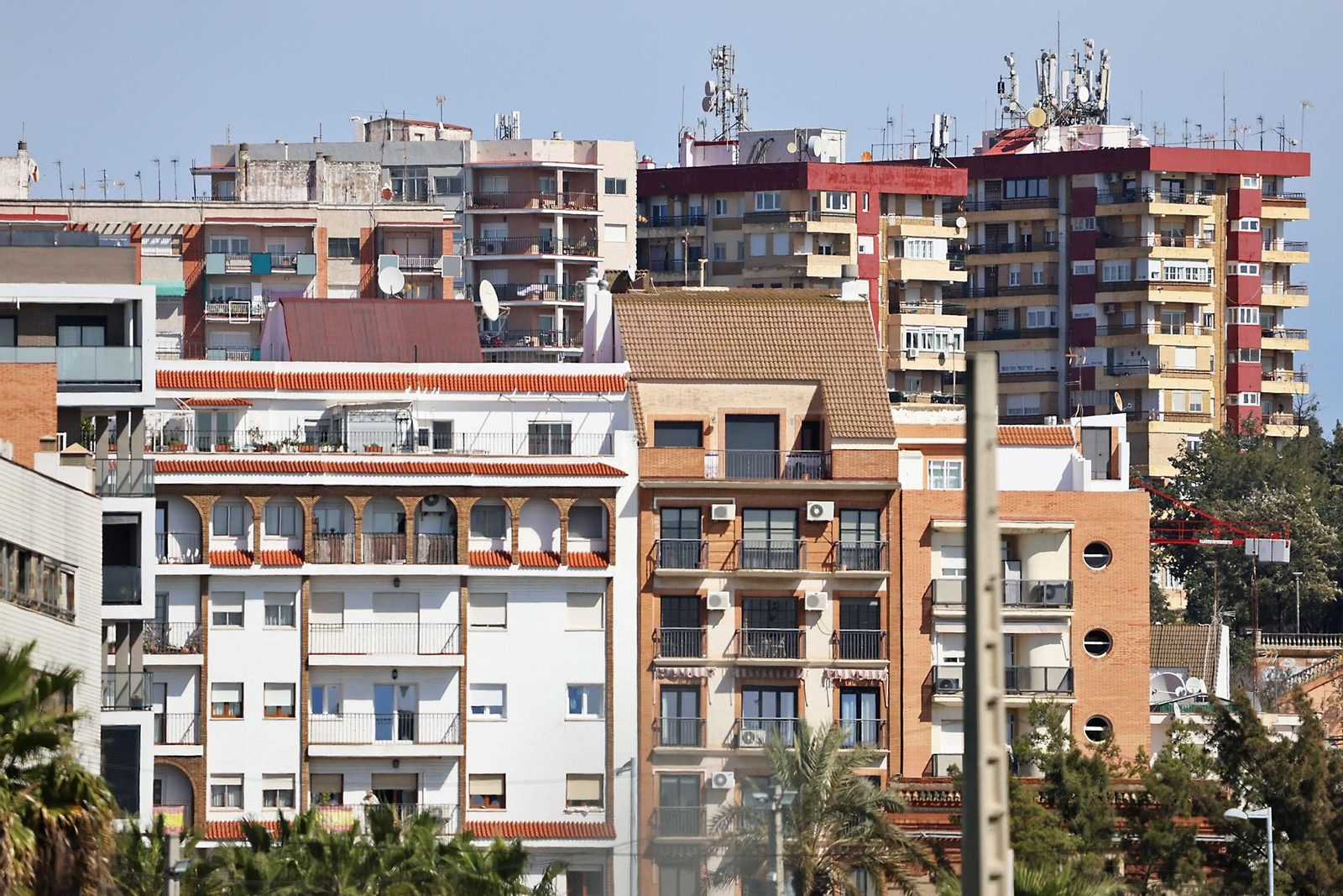 Bloques de pisos en Huelva.