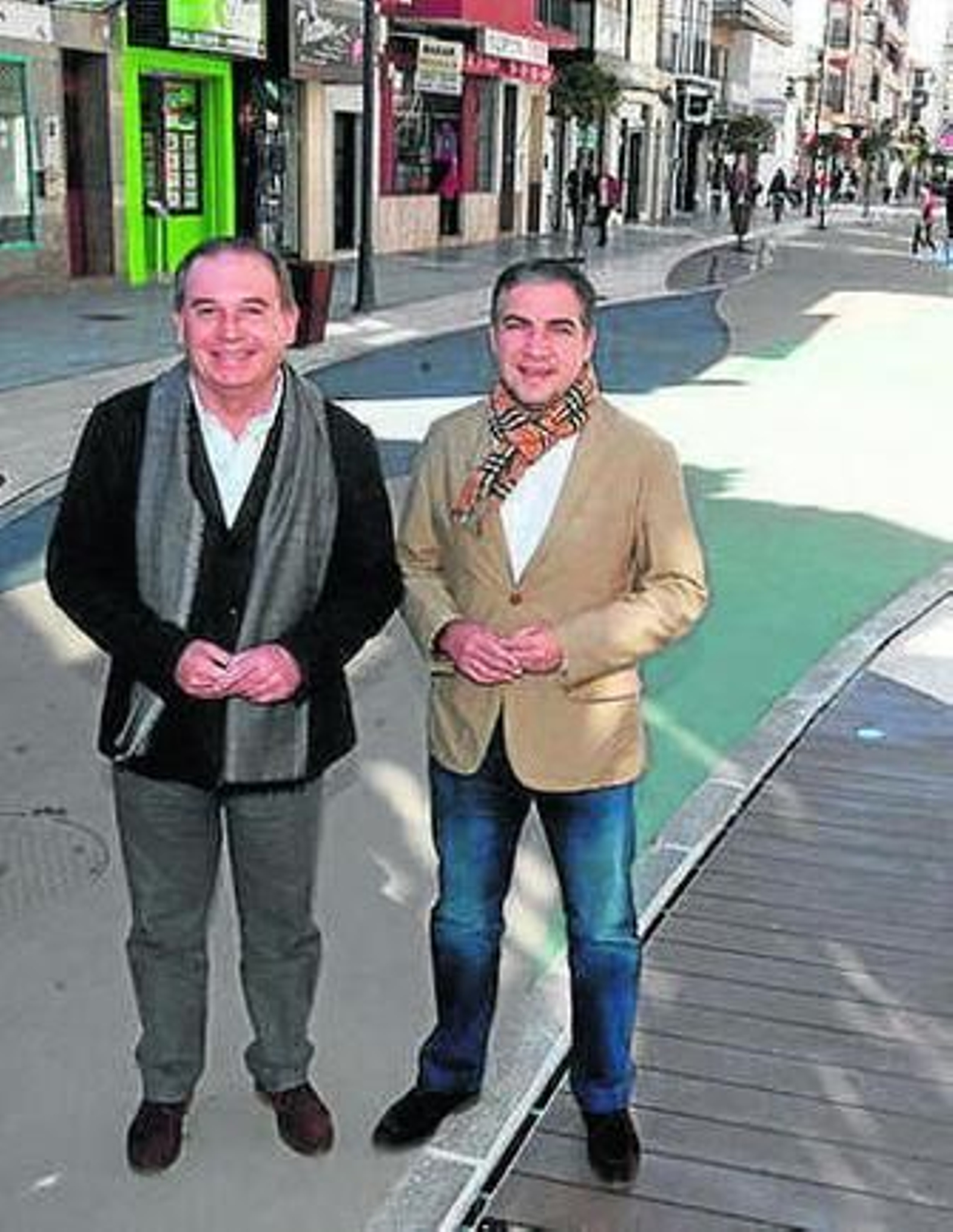 El alcalde de Vélez y Bendodo, ayer.