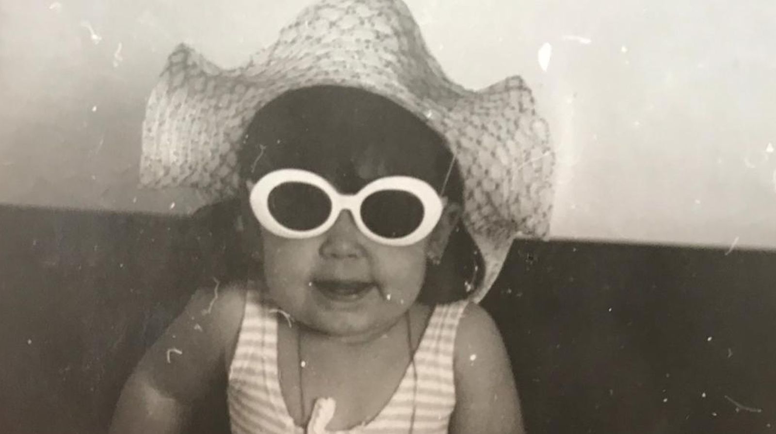 Otra imagen de Mamen Sánchez de cuando era una niña.