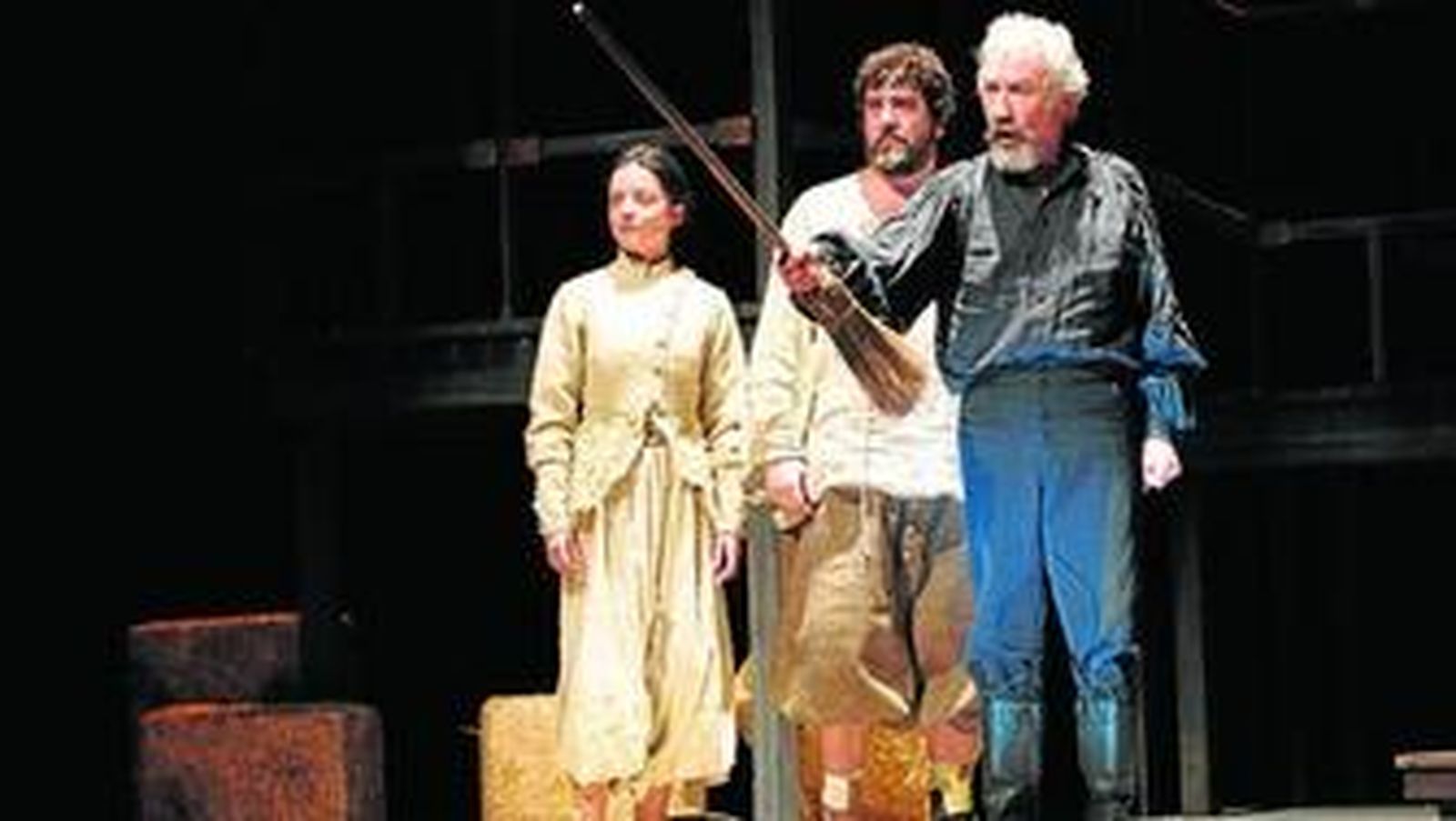 Una de las escenas del montaje de 'Yo soy don Quijote de la Mancha".