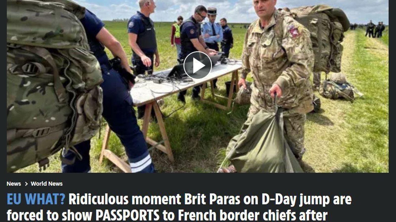 Captura de pantalla de la noticia publicada en 'The Sun'