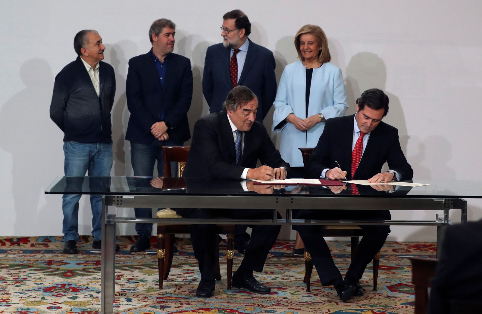La firma del Salario Mínimo en imágenes