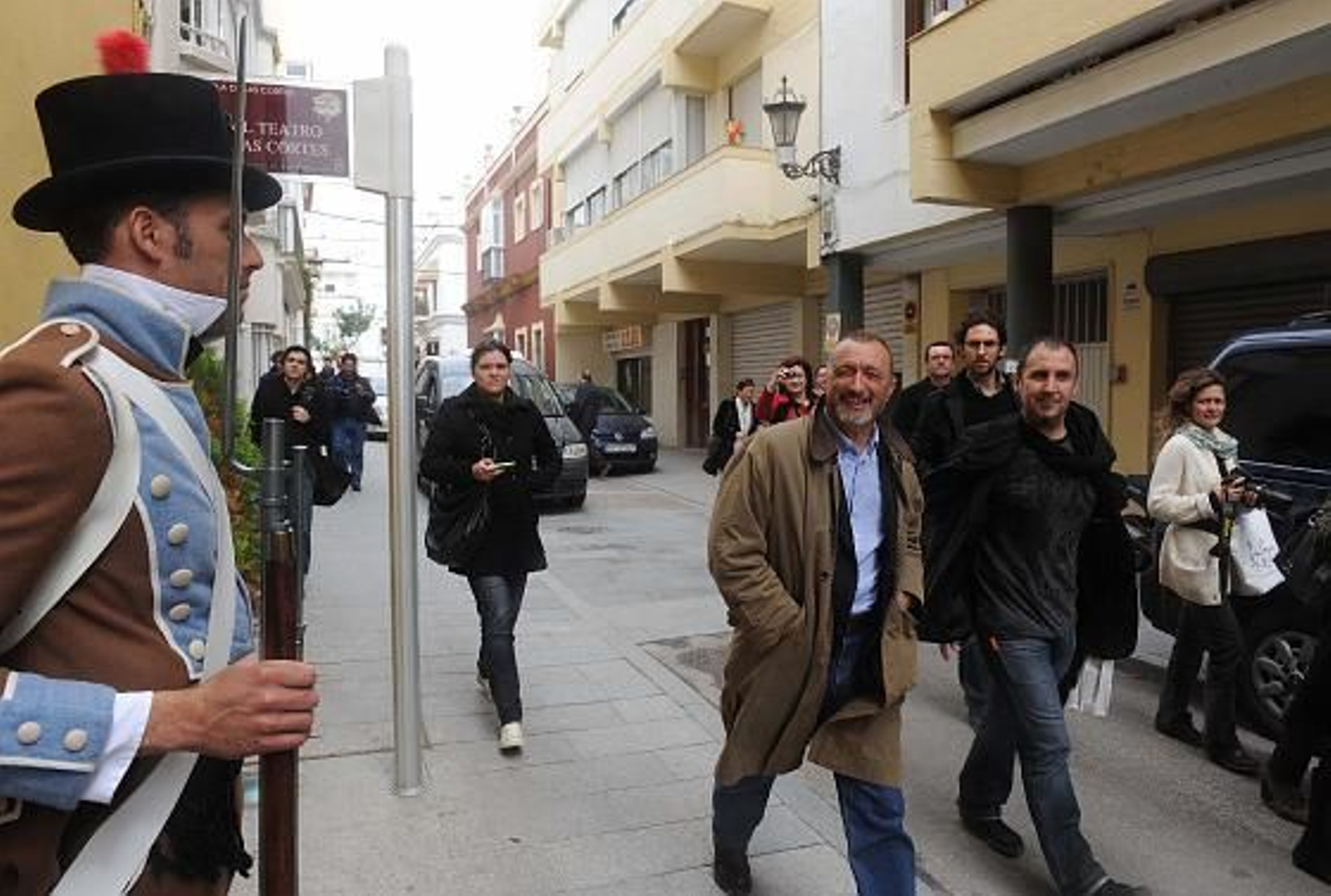 Posteriormente participó en un acto en San Fernando. /Elías Pimentel