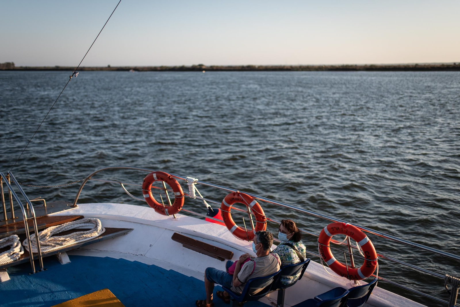 Un paseo en la Canoa de Punta Umbría en imágenes