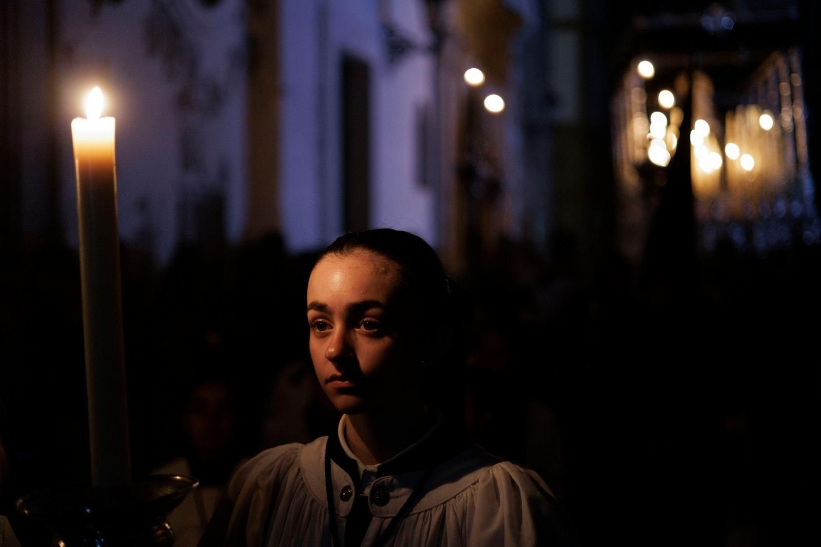 Las imágenes de la cofradía de la Buena Muerte en la Semana Santa de Cádiz 2023